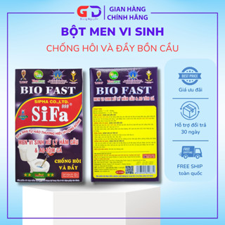 Bột men vi sinh khử mùi toilet, bồn cầu, chống đầy bồn cầu Victory's Sifa999 khối lượng 300g