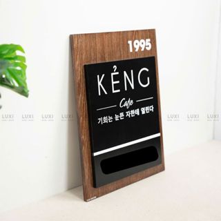 HCM l BẢNG SỐ NHÀ GỖ, BẢNG HIỆU GỖ DECOR VINTAGE, BẢNG GỖ (MIỄN PHÍ THIẾT KẾ, NHẬN LÀM THEO YÊU CẦU)