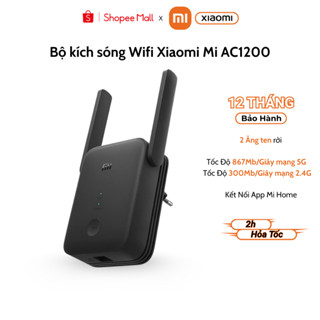 Kích sóng wifi Xiaomi AC1200 Mi Wifi Range Extender-RA75- Bộ kích wifi 2 băng tần 2.4GHz 5GHz