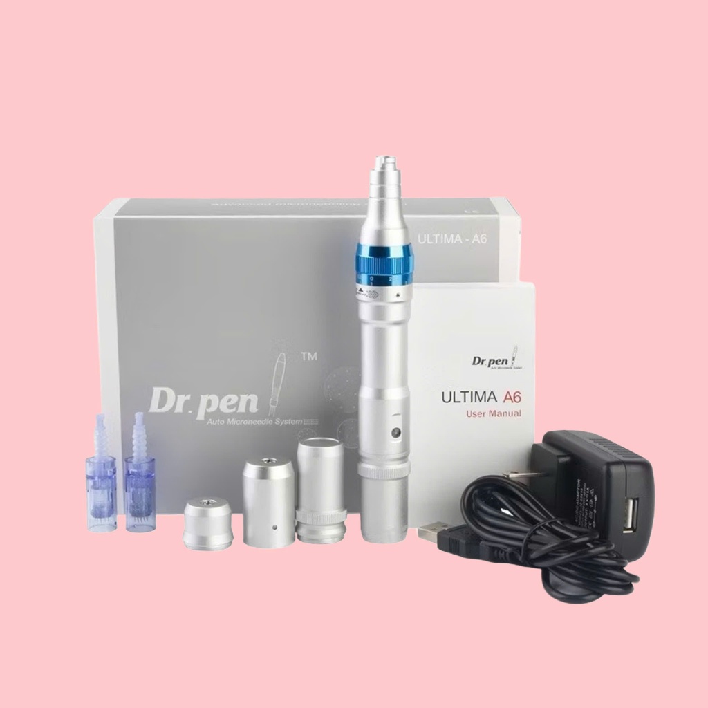 Máy Phi Kim Dr Pen A6 Tích Điện Máy Phi Kim, Cấy Nao Cấy Tảo Nắp Kim Xanh Kim Trắng Spa Tmv