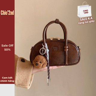 (Sẵn) Túi Chio2nd Vải Cao Cấp Mẫu Mới, Túi Xách Nữ Chio 2nd Đeo Vai Nữ Kèm Charm Hot 2024 SC54