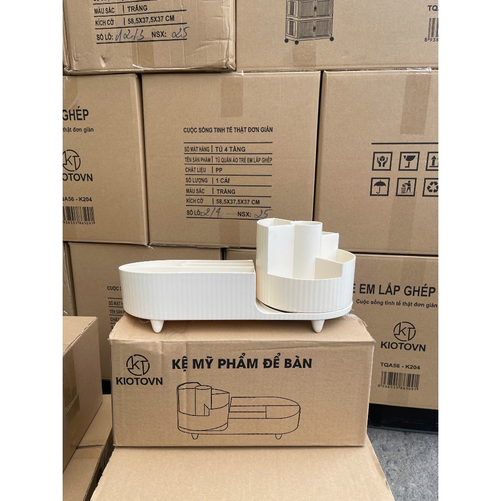 ( TOP BÁN CHẠY ) Kệ đựng mỹ phẩm xoay 360 độ - kệ mỹ phẩm để bàn - kệ mỹ phẩm xoay loại XỊN có vòng 