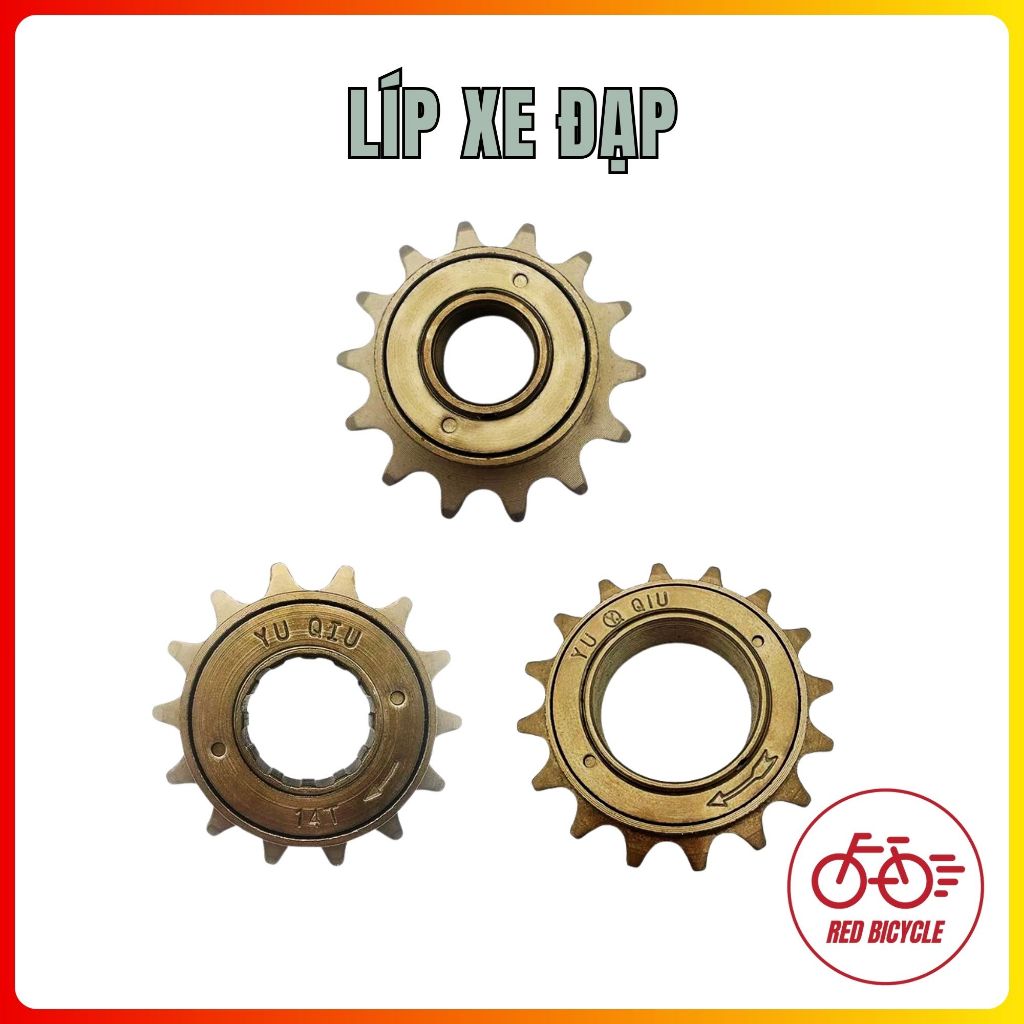 Líp Xe Đạp Fixed Gear 1 Tầng Bánh Răng 13T/14T/15T/16T/17T Líp Sống- Phụ Kiện Xe Đạp