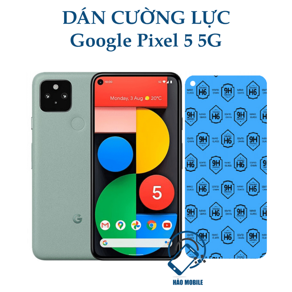 Dán cường lực dẻo nano Google Pixel 5 5G ( trong suốt, vuốt cảm úng mượt mà )