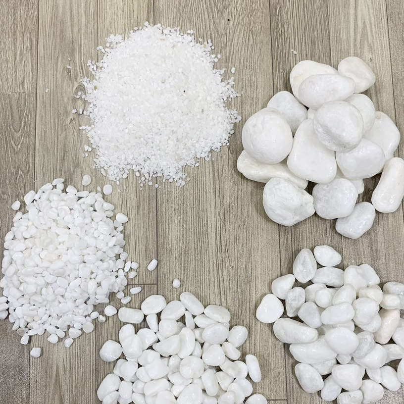 [ Nhiều màu - Nhiều size ] Đá sỏi trang trí sân vườn , hồ cá ( chọn màu )
