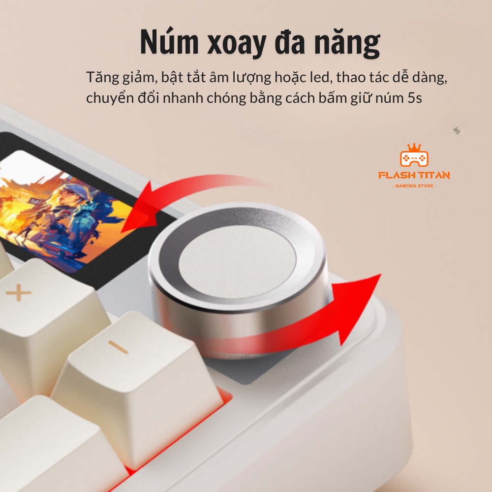 Bàn phím cơ bluetooth AULA F108 PRO - Thiết kế mạch xuôi - Bảo hành 12 tháng - LED RGB nhiều chế độ | BigBuy360 - bigbuy360.vn
