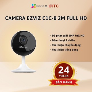 Camera ip wifi cố định ezviz c1c-b 2MP 1080p - Góc nhìn rộng 130 độ- Chuẩn nén siêu cao H265