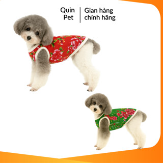 Quin pet Áo 3 Lỗ Vải Thun Gân Co Giãn 4 chiều Cho Thú Cưng, Áo 3 lỗ khăn trải bàn cho thú cưng