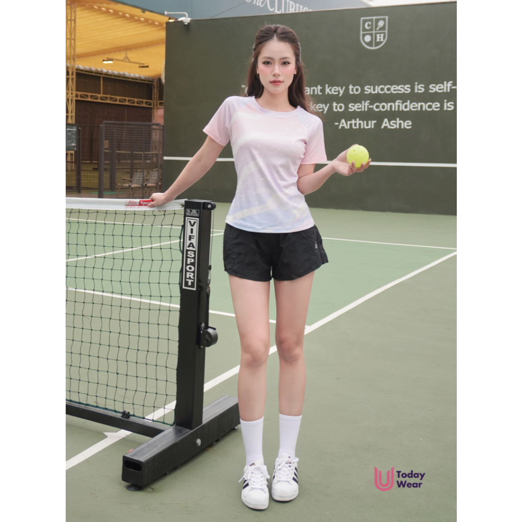 [Xả Hàng Giá Sốc] Áo thun thể thao nữ chạy bộ Active Tee thấm hút chơi cầu lông bóng bàn tập gym Today U Wear | BigBuy360 - bigbuy360.vn