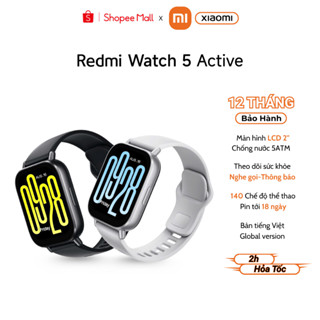 Đồng hồ thông minh Xiaomi Smart Watch 5 Active bản Tiếng Việt - Chính hãng bảo hành 12 tháng