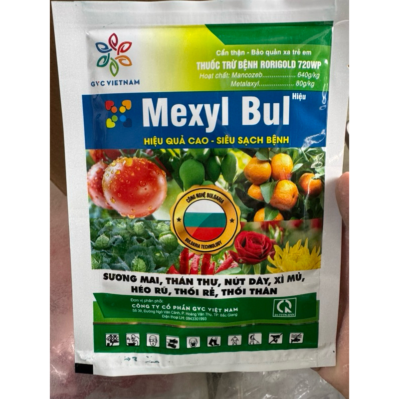 Mexyl Bul gói 40gr Mancozeb + Metalaxyl