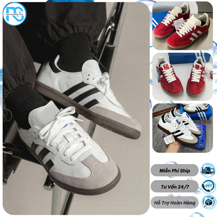 Giày Thể Thao Nam Nữ 2 Màu Đen Đỏ Full Box (Có Hỗ Trợ Đổi Size)