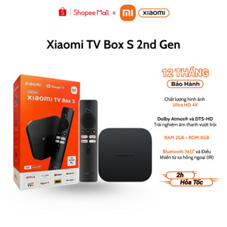  Xiaomi TV Box S Gen 2 - Ultra HD 4K - Hàng chính hãng - Bảo hành 12 tháng 