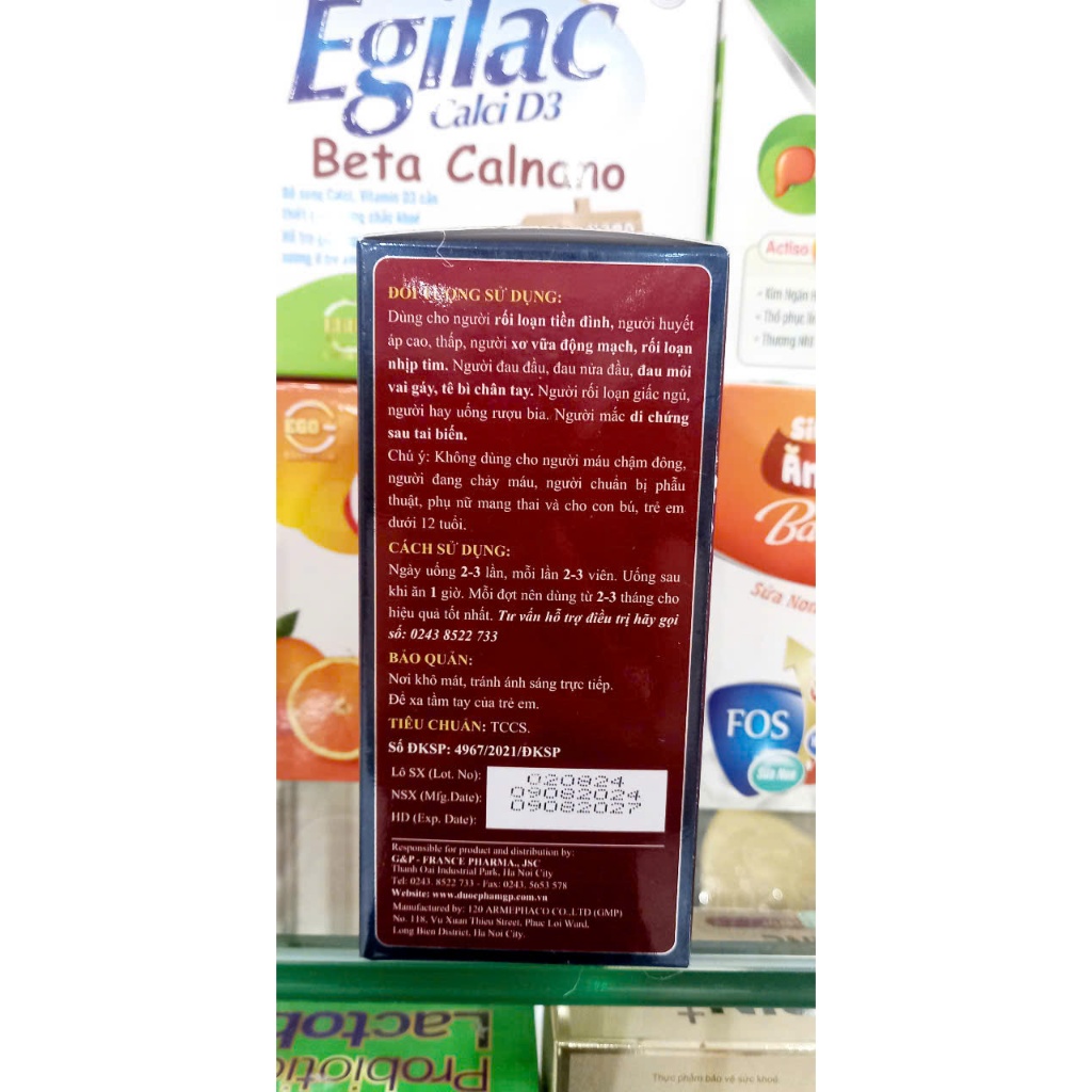 Hoạt huyết ti đình ba nhất plus giảm hết rối loạn tiền đình, đau đầu chóng mặt , đau nửa đầu lọ 30V