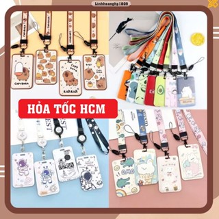 [XẢ NHIỀU MẪU ĐẸP] Dây đeo thẻ học sinh, bảng tên dành cho sinh viên nhiều mẫu hoạt hình hoạ tiết dễ thương