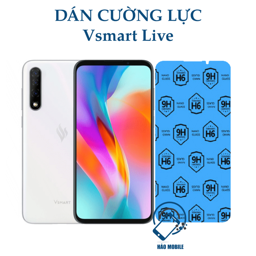 Dán cường lực dẻo nano Vsmart Live ( trong suốt và chống rơi vỡ tốt )