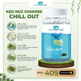 Kẹo Dẻo Ngủ Ngon Chill Out Love Leaf 96g Hỗ Trợ Giấc Ngủ Sâu Thư Giãn Hiệu Quả Mỗi Ngày