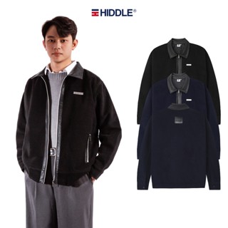  Áo khoác dạ nam cao cấp phối da HIDDLE màu đen màu xanh rin nhiều size |H11-AK8 