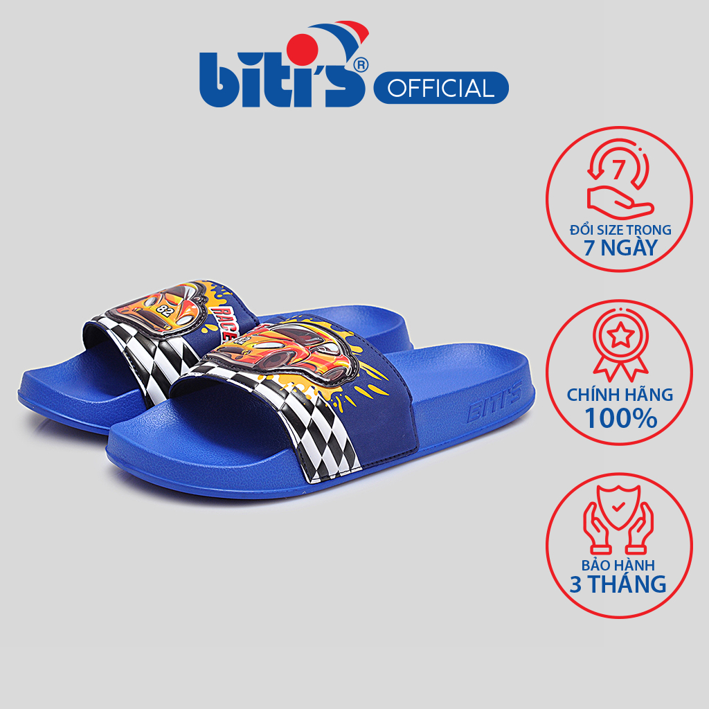 Dép Eva phun Bé trai Biti's BEB004300XDD (Xanh dương đậm)