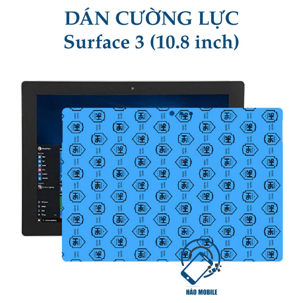 Dán cường lực dẻo nano Surface 3 (10.8 inch) trong suốt hoàn toàn