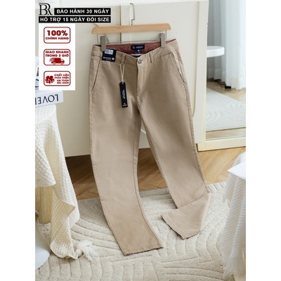 Quần dài nam Bravery vải Kaki Hàn Quốc Basic co giãn, mềm mịn - BRAVERY