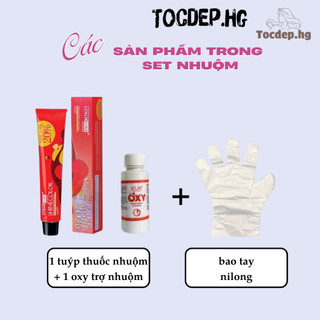 thuốc nhuộm tóc màu hồng nhạt