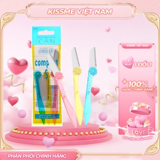 Dao Cạo Lông Mặt Cán Gập Kai 12440 Can Compact CS-3P (Set 3 cây)