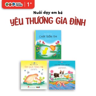 Truyện Ehon bé 1-2-3 tuổi - Bộ 3 cuốn Yêu thương gia đình