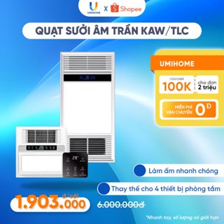 Quạt Sưởi Âm Trần TLC - Sưởi Ấm, Thông Gió, Quạt Mát, Hút Ẩm, Chiếu Sáng Hàng Chính Hãng