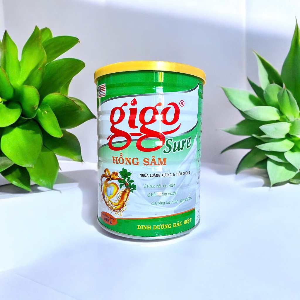 [CHÍNH HÃNG] Sữa Bột Gigo Sure Hồng Sâm 900g
