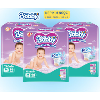  Tã Bỉm Bobby Ultra+ M96 L88 XL76 XXL70 gói lớn siêu tiết kiệm - Kim Ngọc 