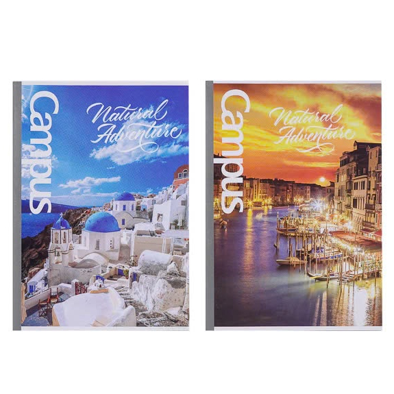 Combo 5-10 quyển Vở kẻ ngang 80/120/200 trang Adventure, Vở kẻ ngang Campus chính hãng giá rẻ