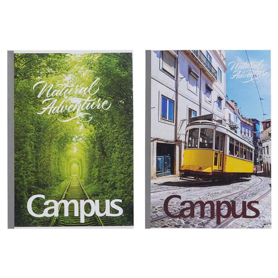 Combo 5-10 Vở kẻ ngang 80/120/200 trang Adventure, Vở kẻ ngang Campus chính hãng giá rẻ