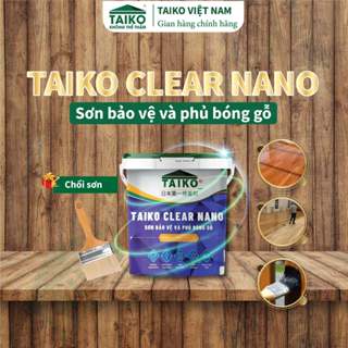 [0.25 Kg]Sơn Phủ Bóng Gỗ TAIKO Tạo Mờ, Sơn Kháng Nuớc Bảo Vệ Gỗ, Không Mùi, Thân Thiện Môi Trường, Bảo Vệ Bề Mặt Gỗ