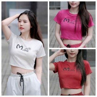  Áo PHÔNG CROPTOP thể thao co giãn mềm mát hàng CC 