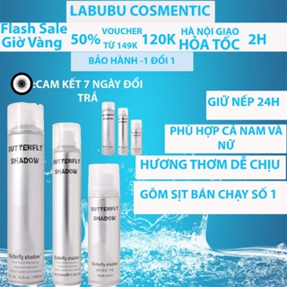  Gôm xịt tóc Butterfly Shadow tạo kiểu giữ nếp tóc nam nữ chính hãng 150ml 320ml 600 ml  MN12 