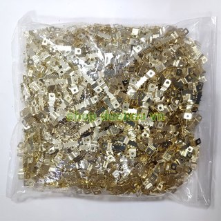 [100 cái] Móc treo răng cưa vàng Gold- Chân Cao - 42x8mm