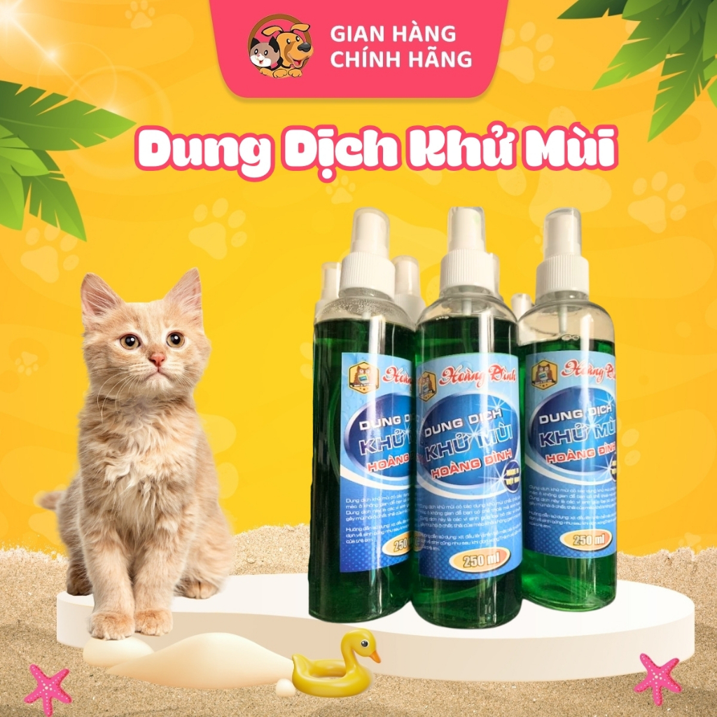 Dung dịch khử mùi cát mèo