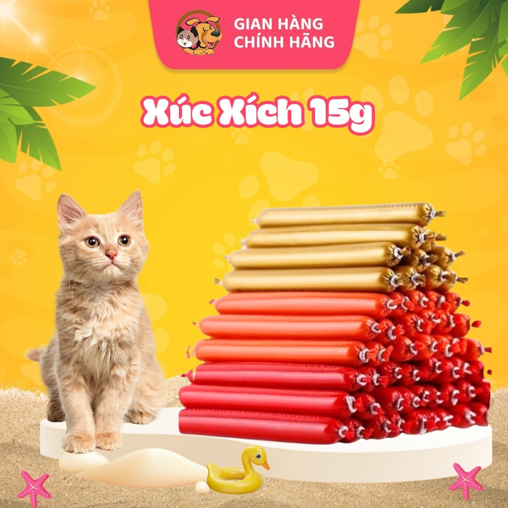 Xúc Xích Cho Thú Cưng Chó Mèo 15gr