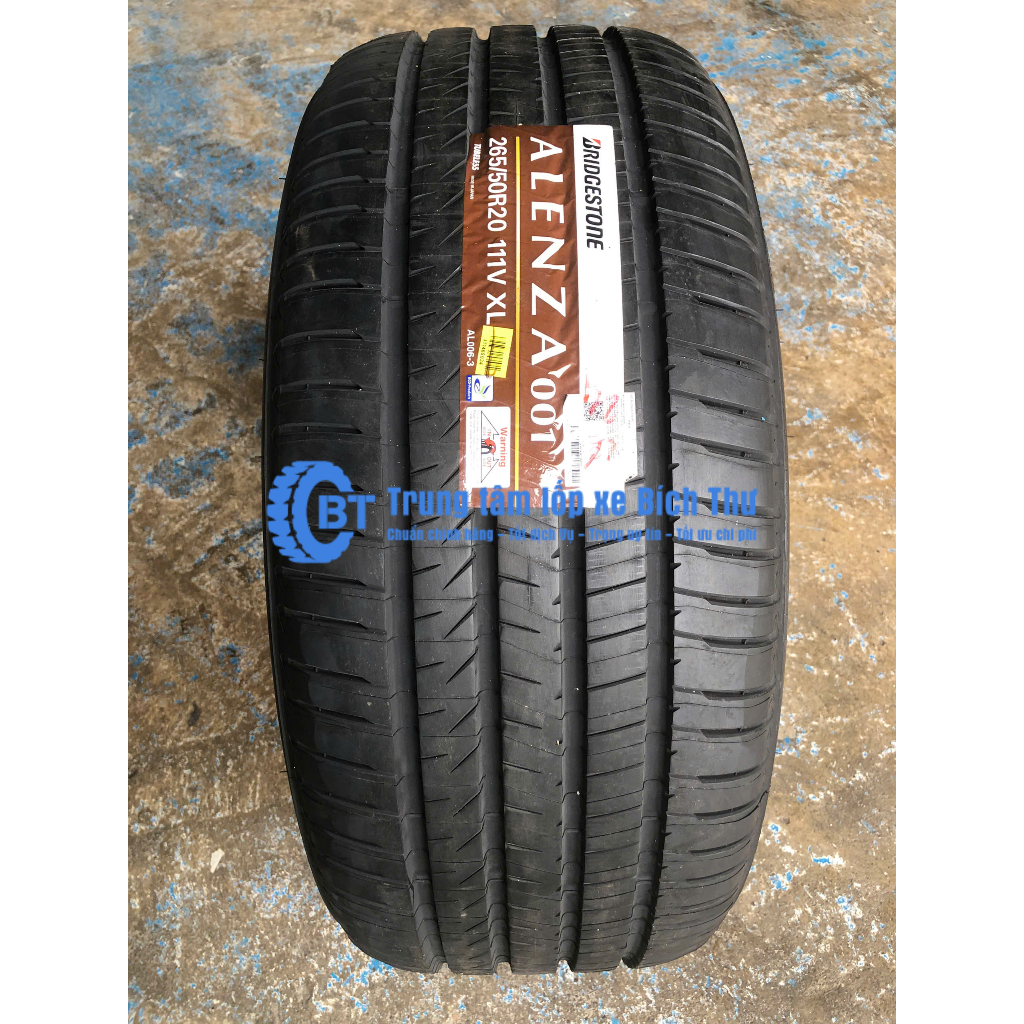 Lốp Bridgestone 265/50R20 AL01 Nhật (Lốp dành cho xe Ford Everest)
