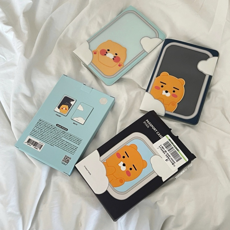 Bao đựng hộ chiếu Kakao Friends case passport Ryan Apeach (CÓ SẴN)