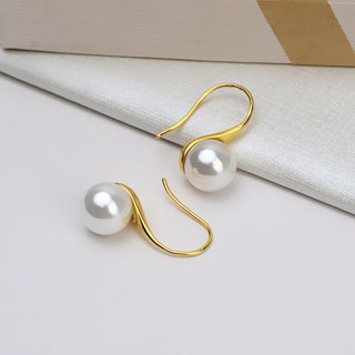  Bông Tai Ngọc Trai Móc Câu Bạc 925 Đính Ngọc Trai 9ly Tinh Tế - Ngọc Trai Trường Thịnh 