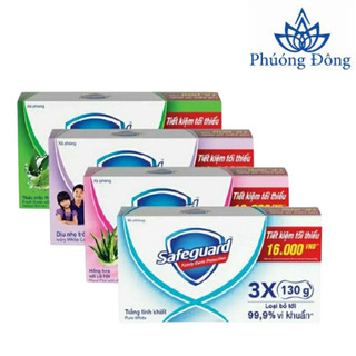  Combo 3 cục Xà bông tắm diệt khuẩn Safeguard  3x115g  