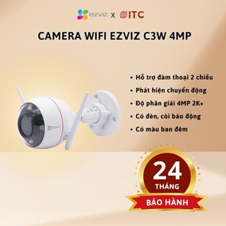 Camera ip wifi ezviz c3w pro 4M ban đêm có màu và c3w 2mp -Còi Hú Báo Động