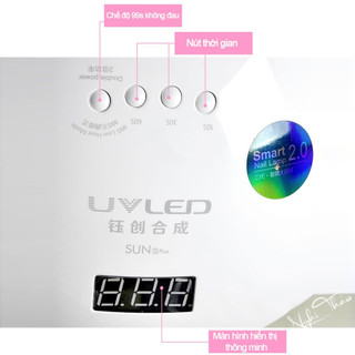 Máy hơ Sun 5Plus Chính Hãng dùng hơ sơn gel chuyên dụng cho tiệm nail
