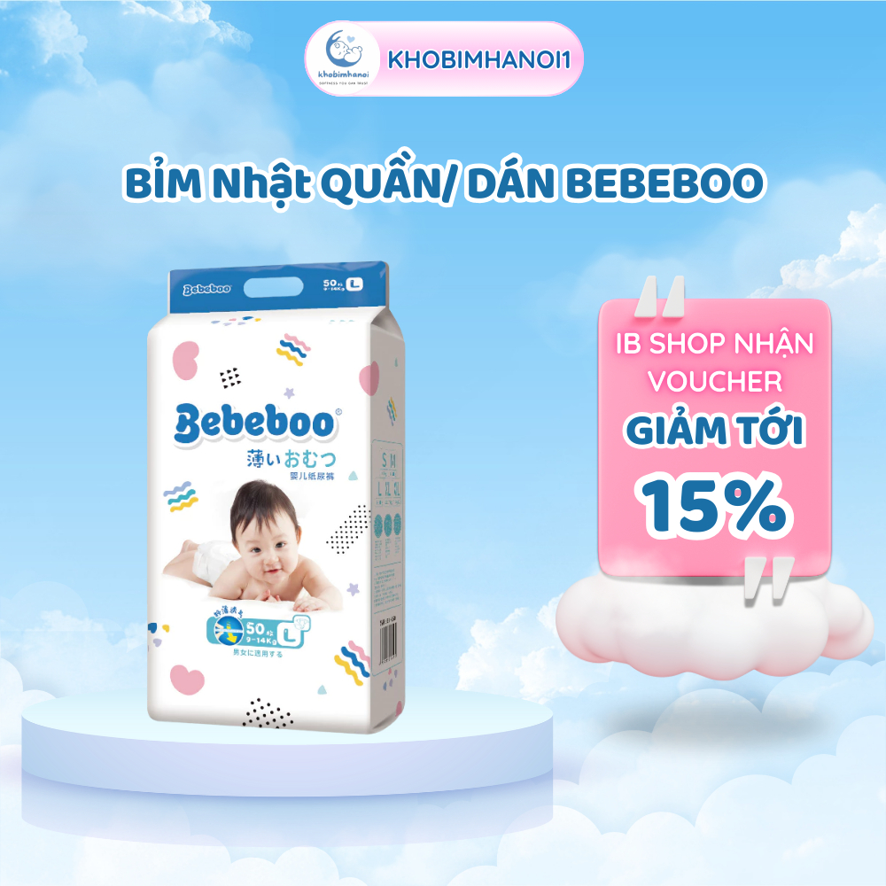BỈM nhật QUẦN/ DÁN BEBEBOO/TAMIKO S70/M60/L50/XL46/XXL42/XXXL40