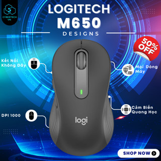 Chuột Không Dây Logitech M650 – Êm Ái, Thoải Mái, Hoàn Hảo Mọi Tác Vụ!
