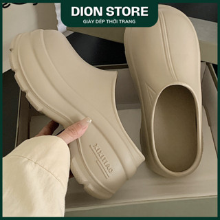 Dép sục Xixitiao đế cao EVA siêu nhẹ, giày lười Nữ phong cách Hàn Quốc thời trang,hack dáng, thời trang sang chảnh 2026