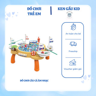 Bộ Đồ Chơi Câu Cá Tự Xoay Loại Mới Chạy Bằng Pin + Phát Triển Phản Xạ Cho Bé