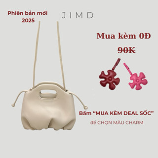 (Tặng charm hoa) Túi Xách Nữ Đeo Chéo Phom Mềm FLOWER Da Cao Cấp - C01